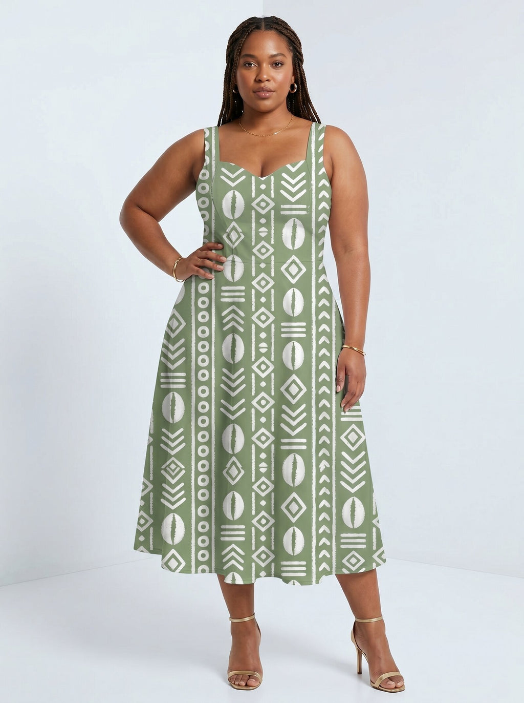 Oshun Verde Corset Dress