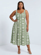 Oshun Verde Corset Dress