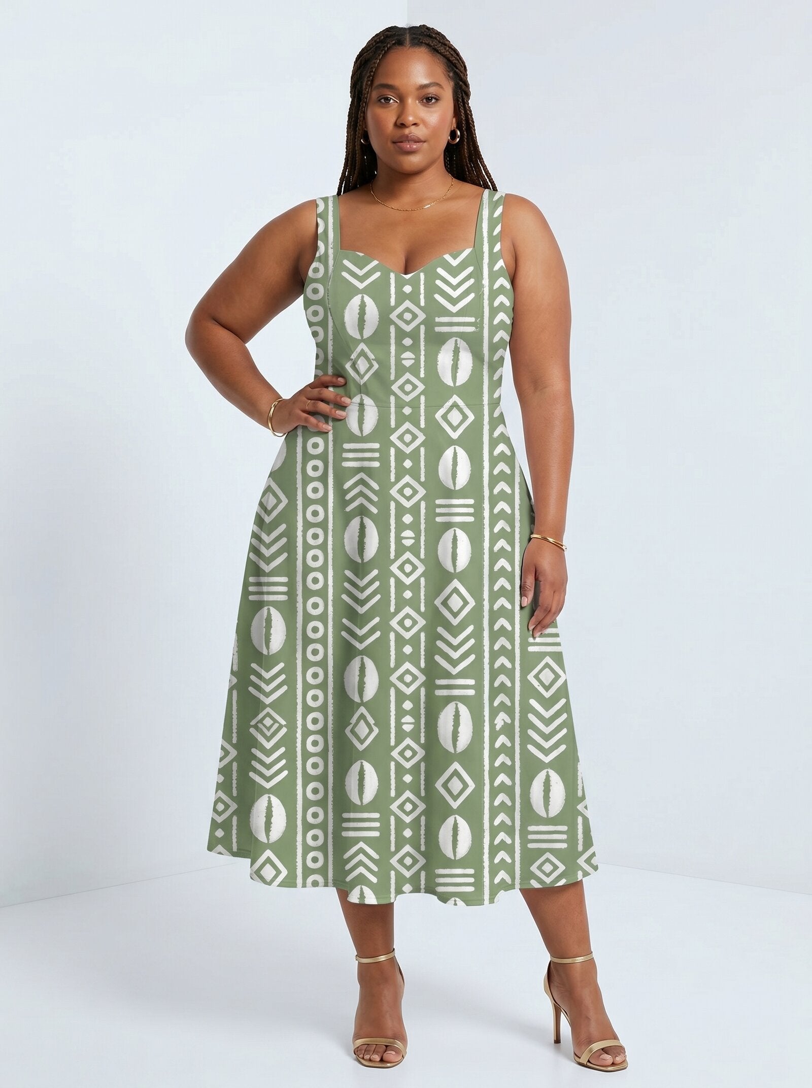 Oshun Verde Corset Dress