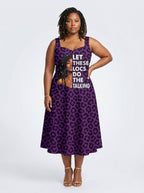 "Purple Leopard" Corset Dress Promo