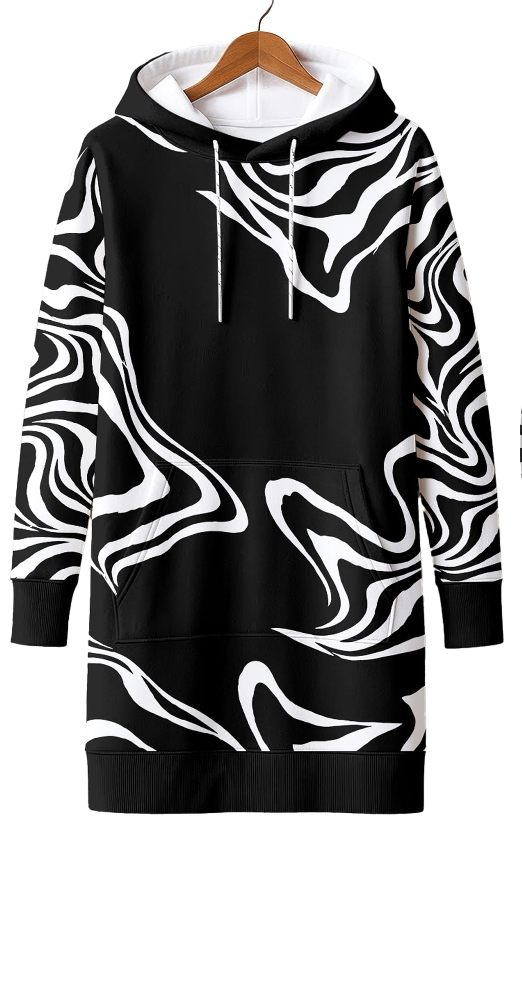 "Kimbunga" Hoodie Dress
