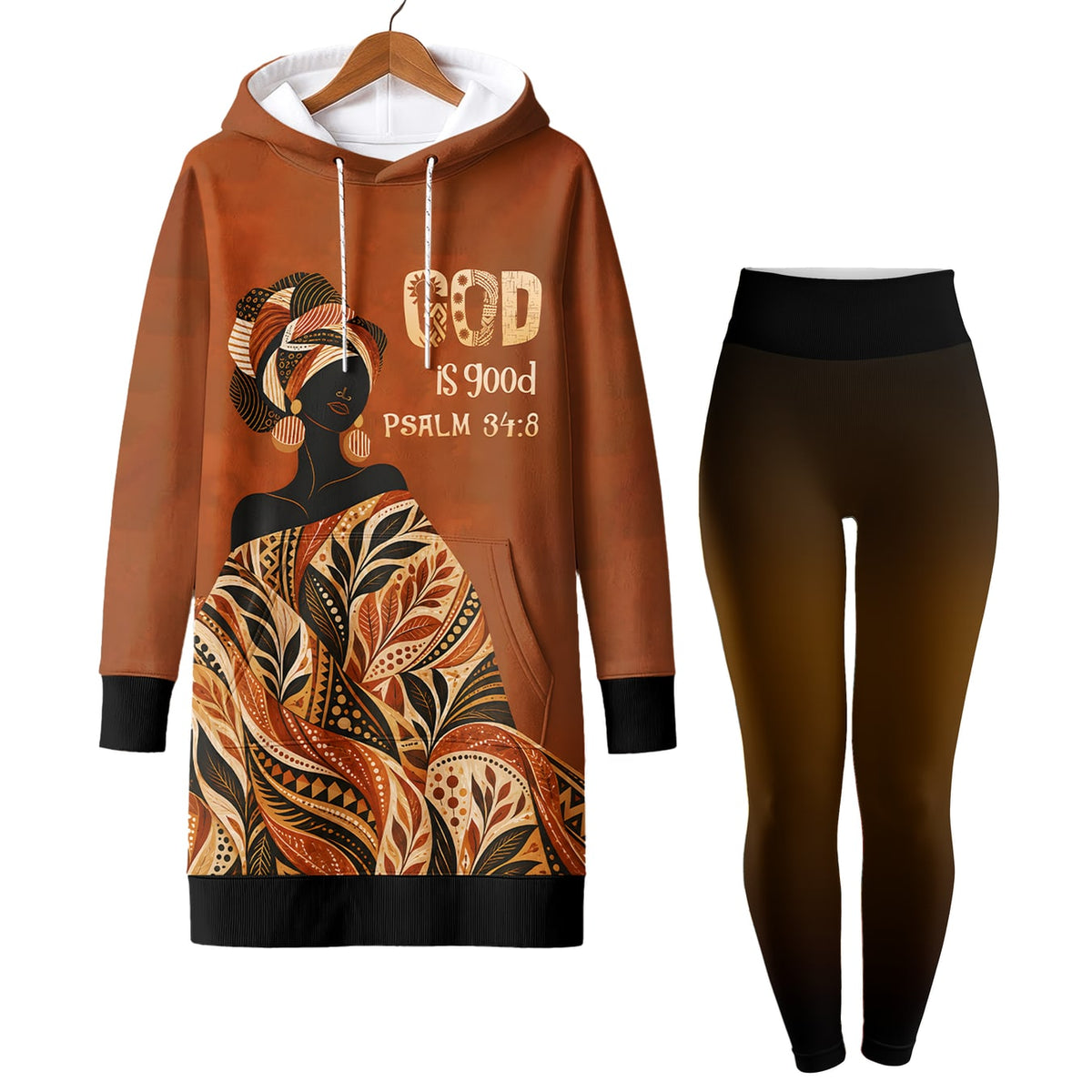 "Sifa" Hoodie Dress & Leggings Deal