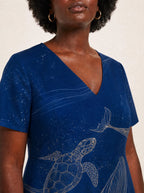 "Pwani" V Neck Midi Dress Promo