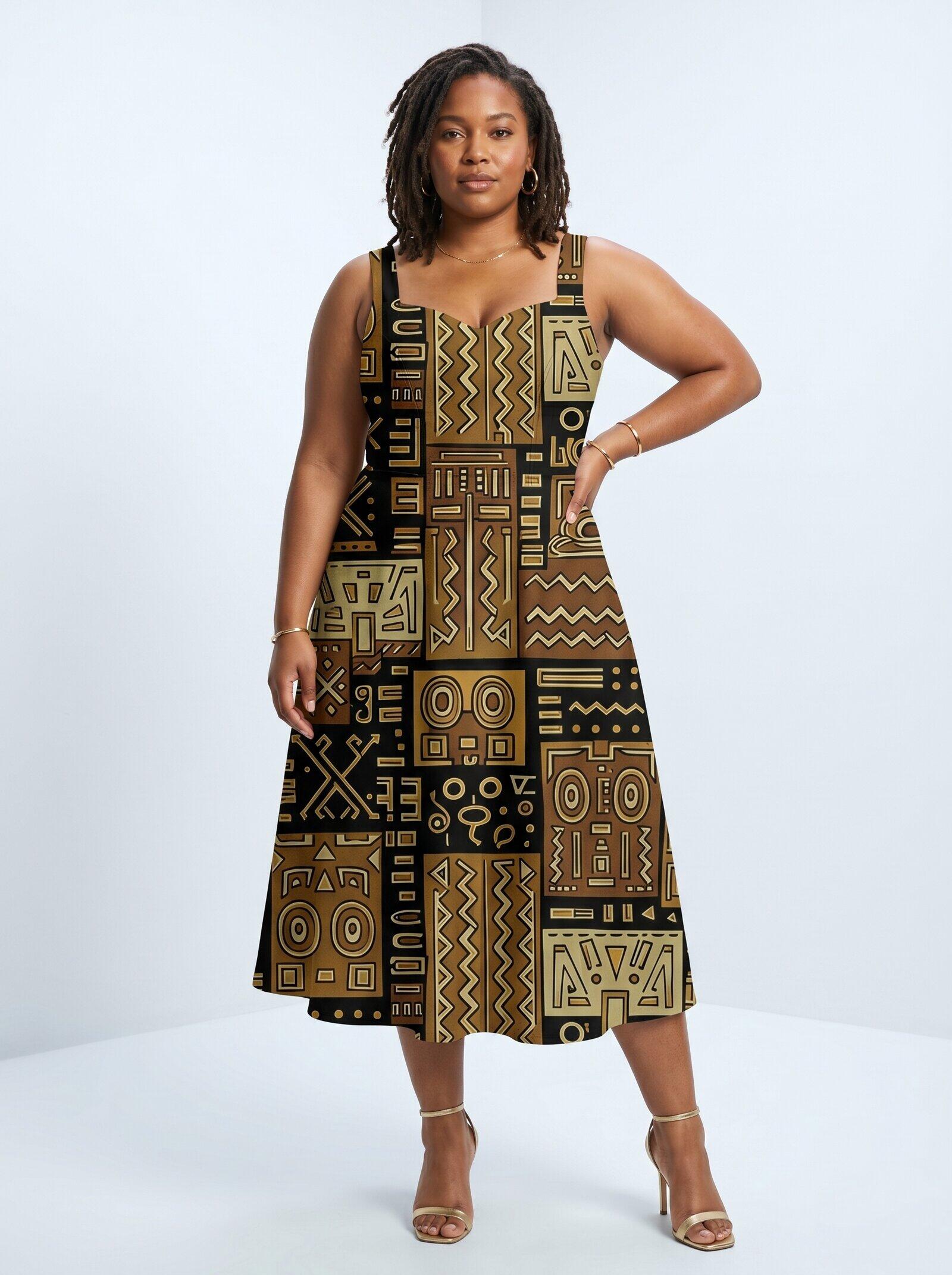 "Sankofa" Corset Dress