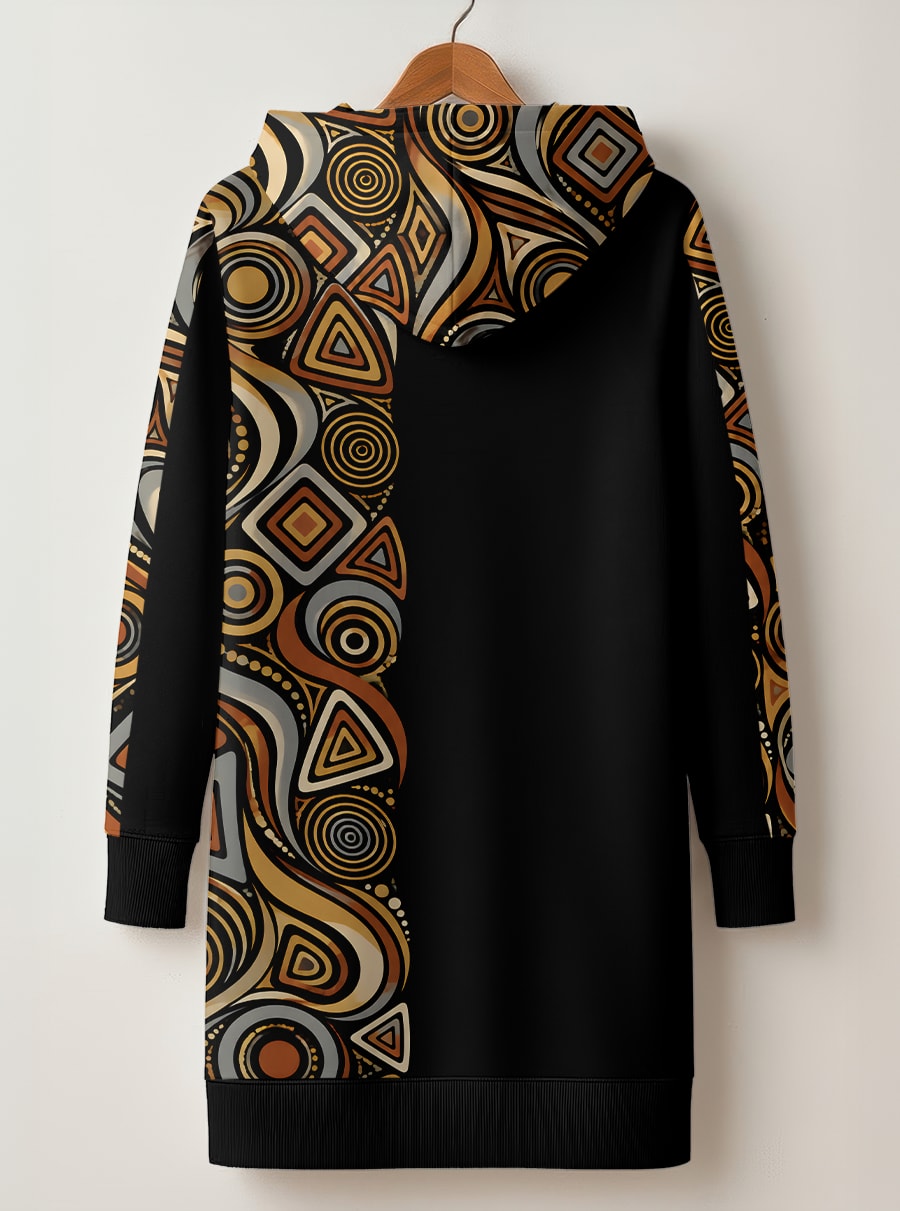 "Mkondo" Hoodie Dress