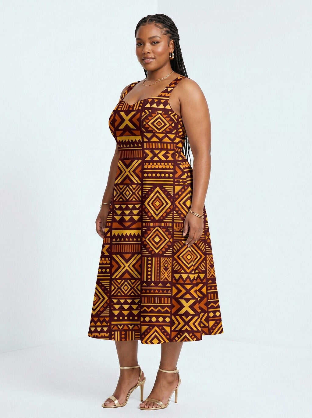 Mudcloth Corset Dress
