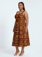 Mudcloth Corset Dress