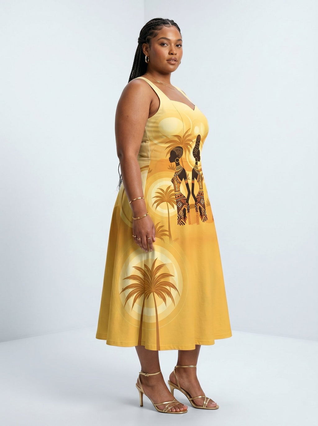 Ancestral Flame Corset Dress