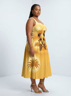 Ancestral Flame Corset Dress