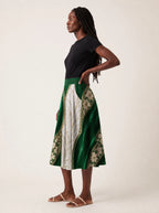 "Maile" Twirl Skirt — styled on model