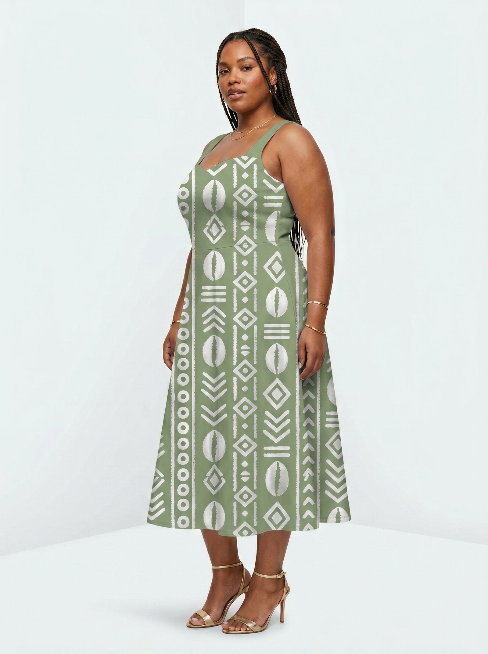 Oshun Verde Corset Dress