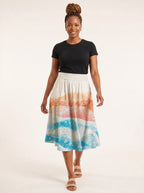 "Maji" Twirl Skirt — styled on model