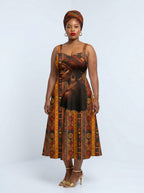 Melanin Radiance Corset Dress