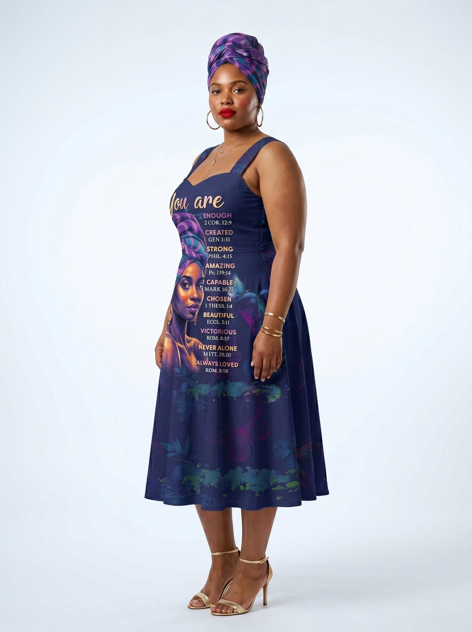Blue Orchid Corset Dress