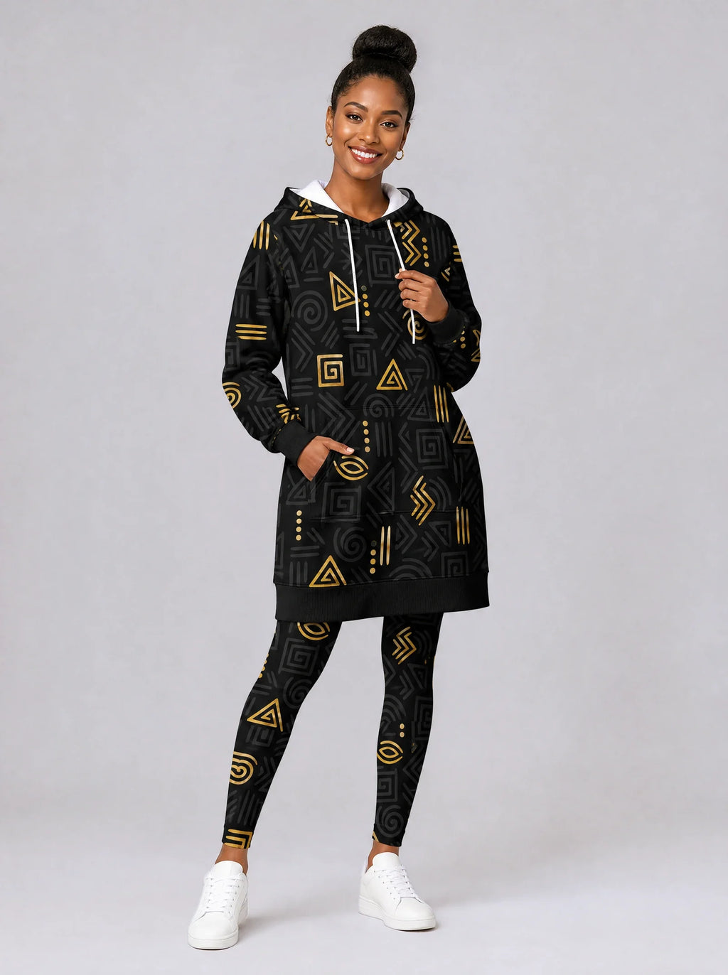 "Ishara" Hoodie Dress & Leggings Deal