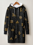 "Ishara" Hoodie Dress — front flat