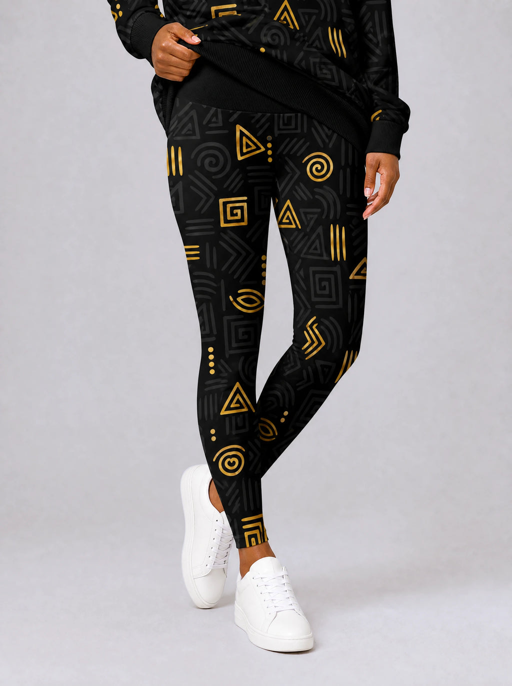 "Ishara" Leggings — front view on model