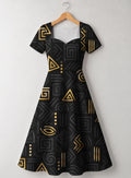 "Ishara" Sweetheart Midi Dress Promo