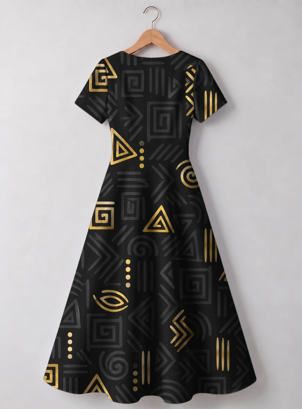 "Ishara" V Neck Midi Dress Promo