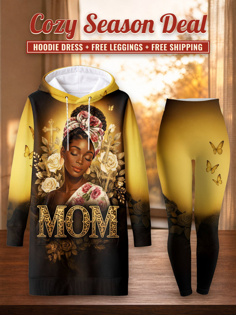 Iyanu hoodie dress and leggings, photo 1