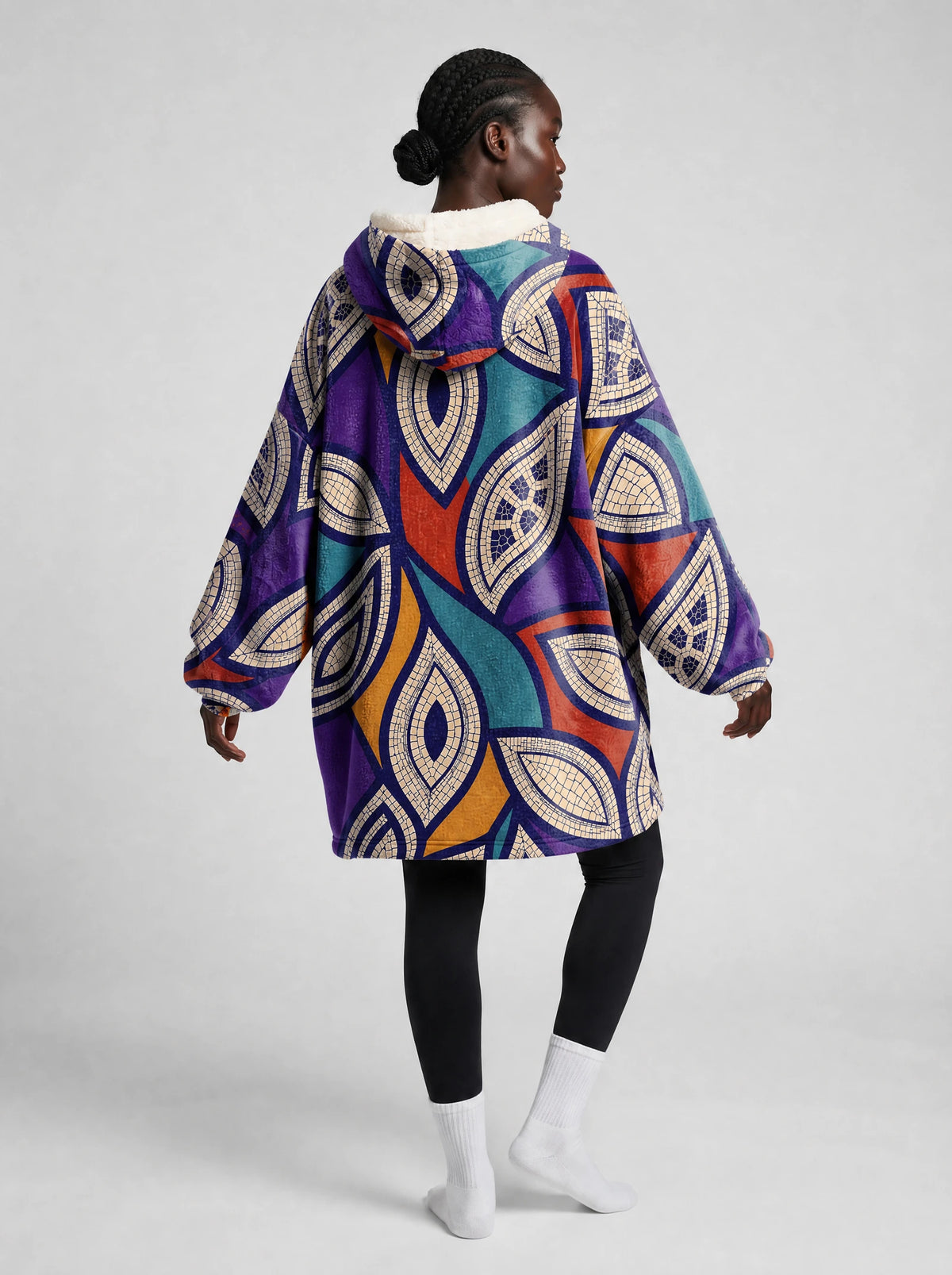 "Johari" Blanket Hoodie — side
