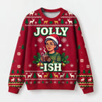 "Jollyish" Christmas Sweatshirt — front view