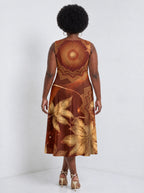"Joto" Corset Dress — back view on model