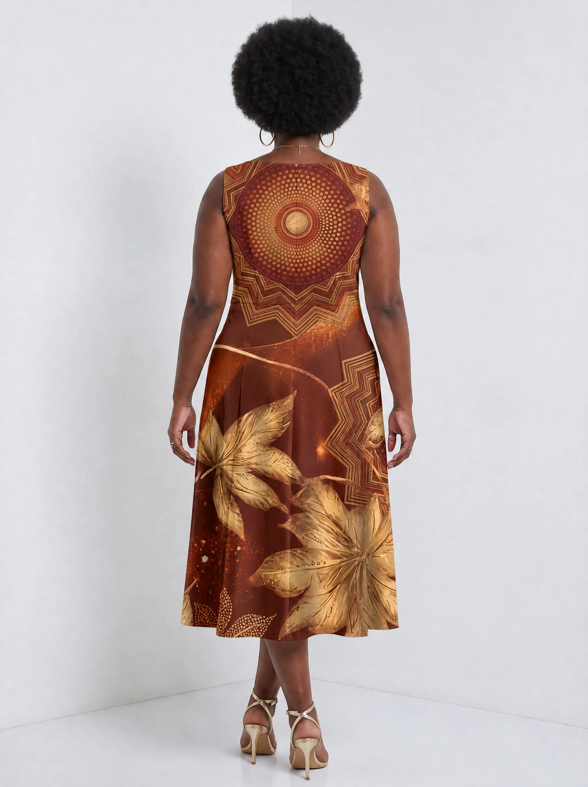 "Joto" Corset Dress — back view on model
