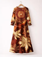 "Joto" Long Sleeve Maxi Dress