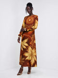 "Joto" Long Sleeve Maxi Dress