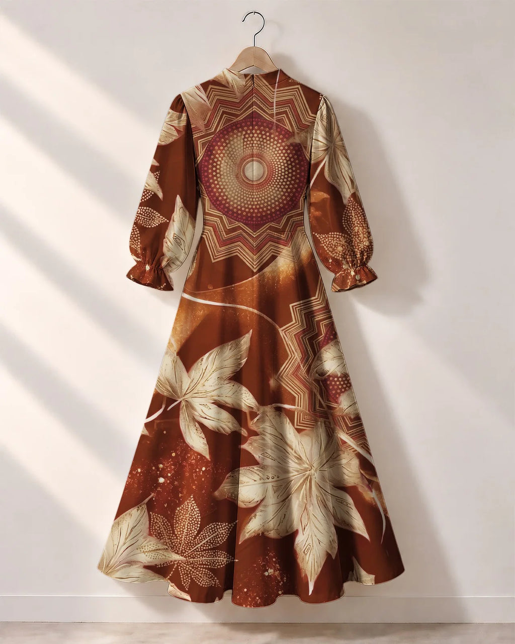 "Joto" Long Puff Sleeve Dress