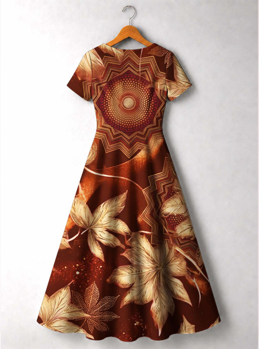 "Joto" Short Sleeve Maxi Dress