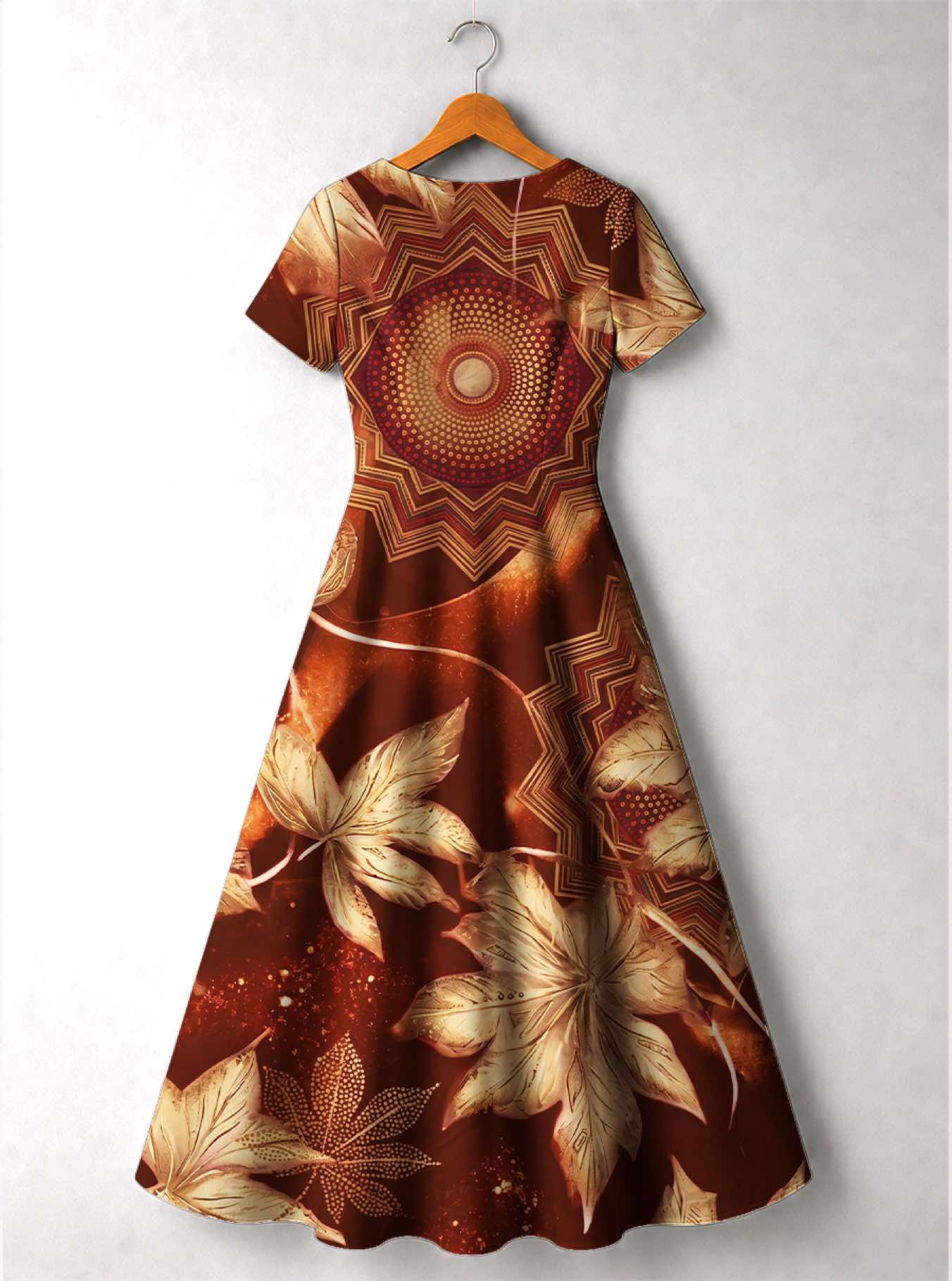 "Joto" Short Sleeve Maxi Dress