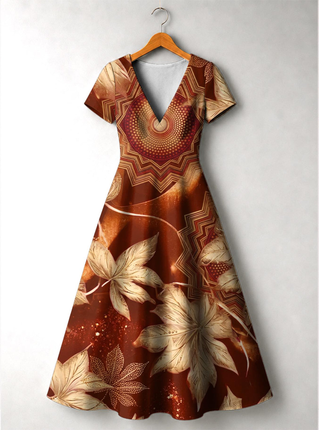 "Joto" Short Sleeve Maxi Dress