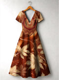 "Joto" Short Sleeve Maxi Dress