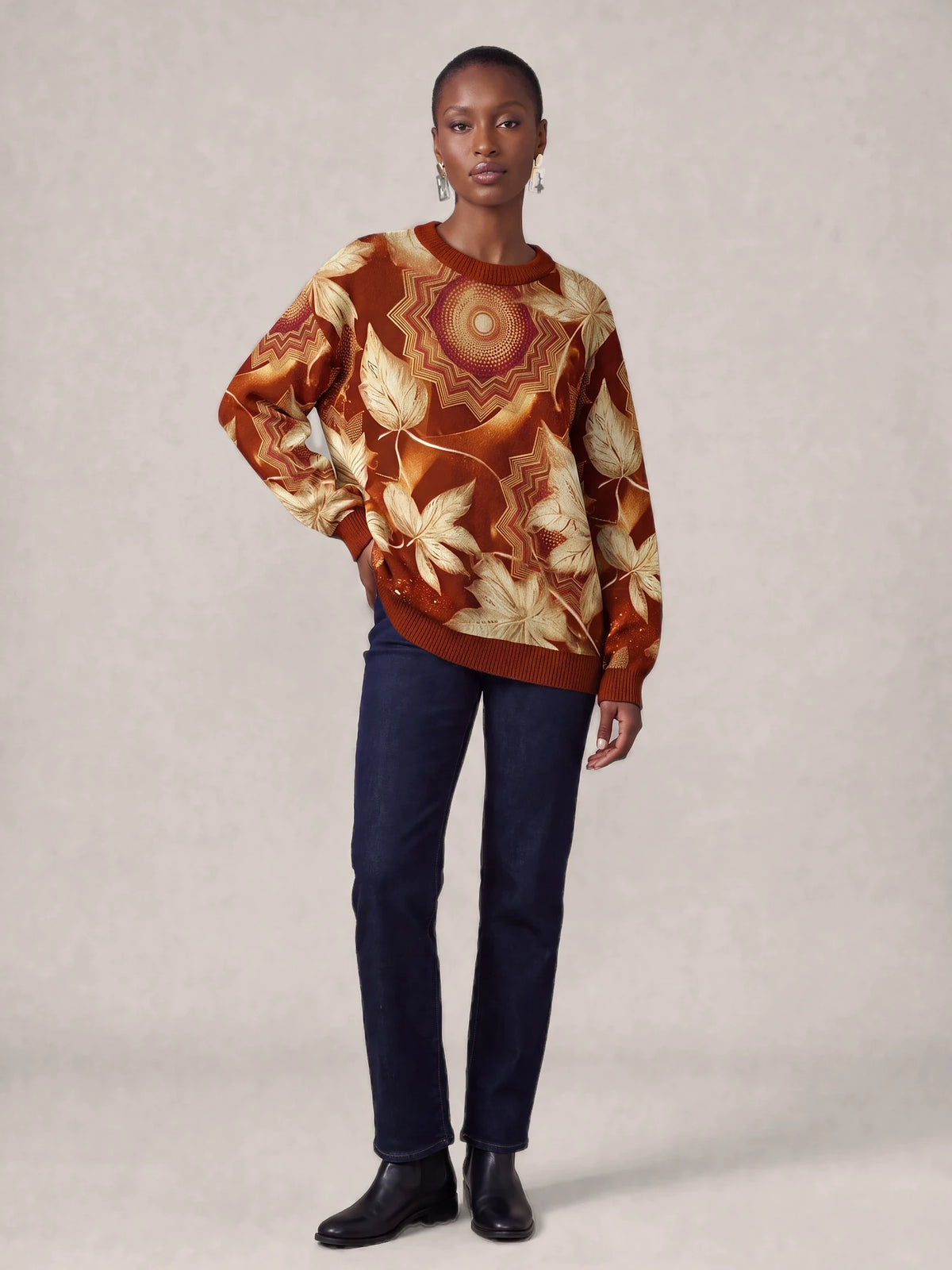 "Joto" Sweatshirt — front view on model