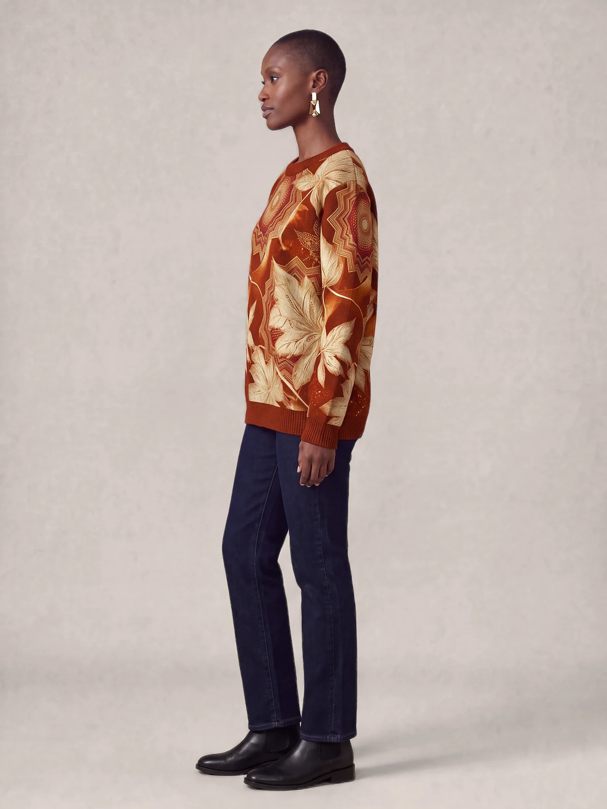 "Joto" Sweatshirt — side view on model