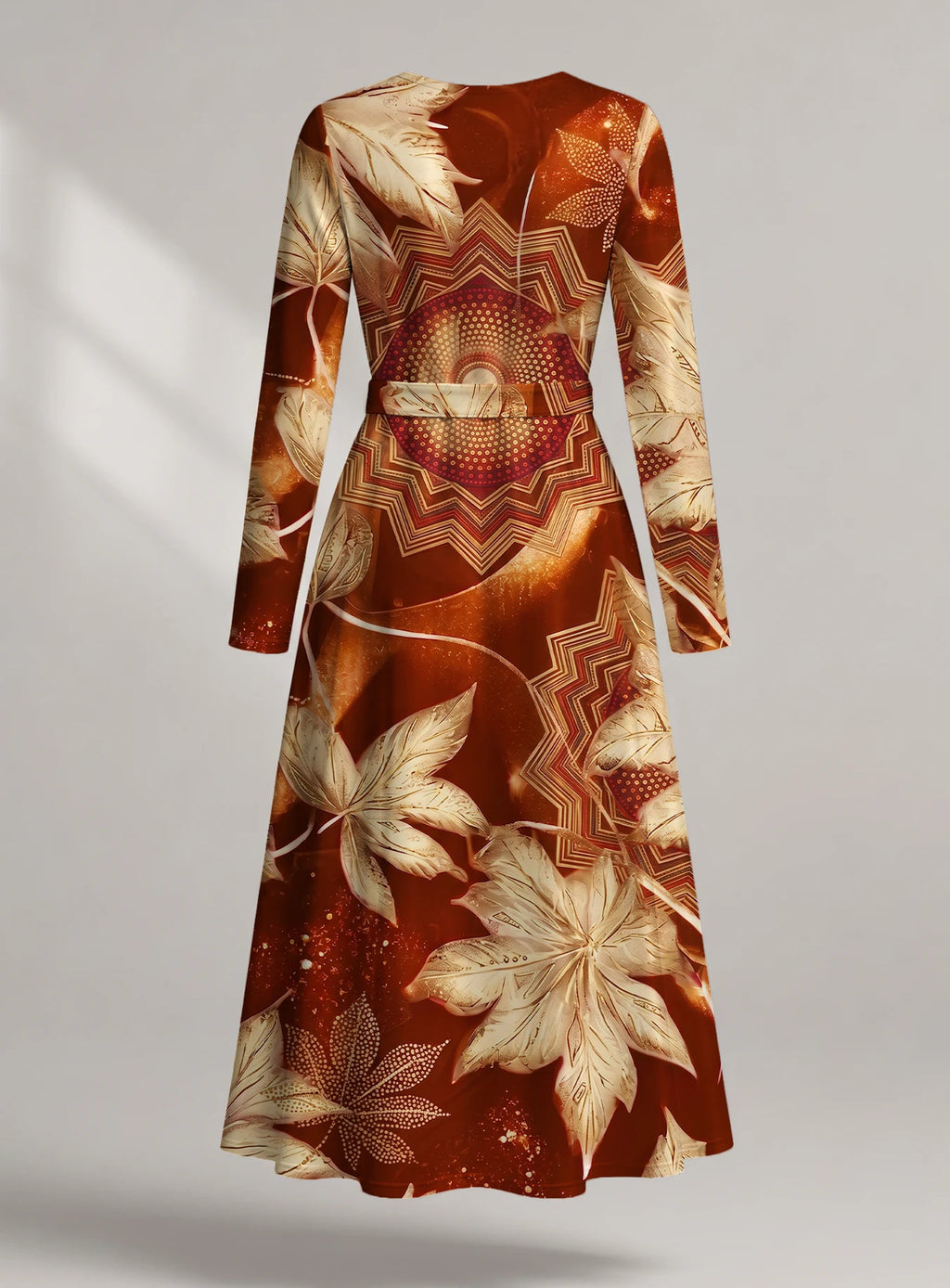 "Joto" Long Sleeve Midaxi Dress