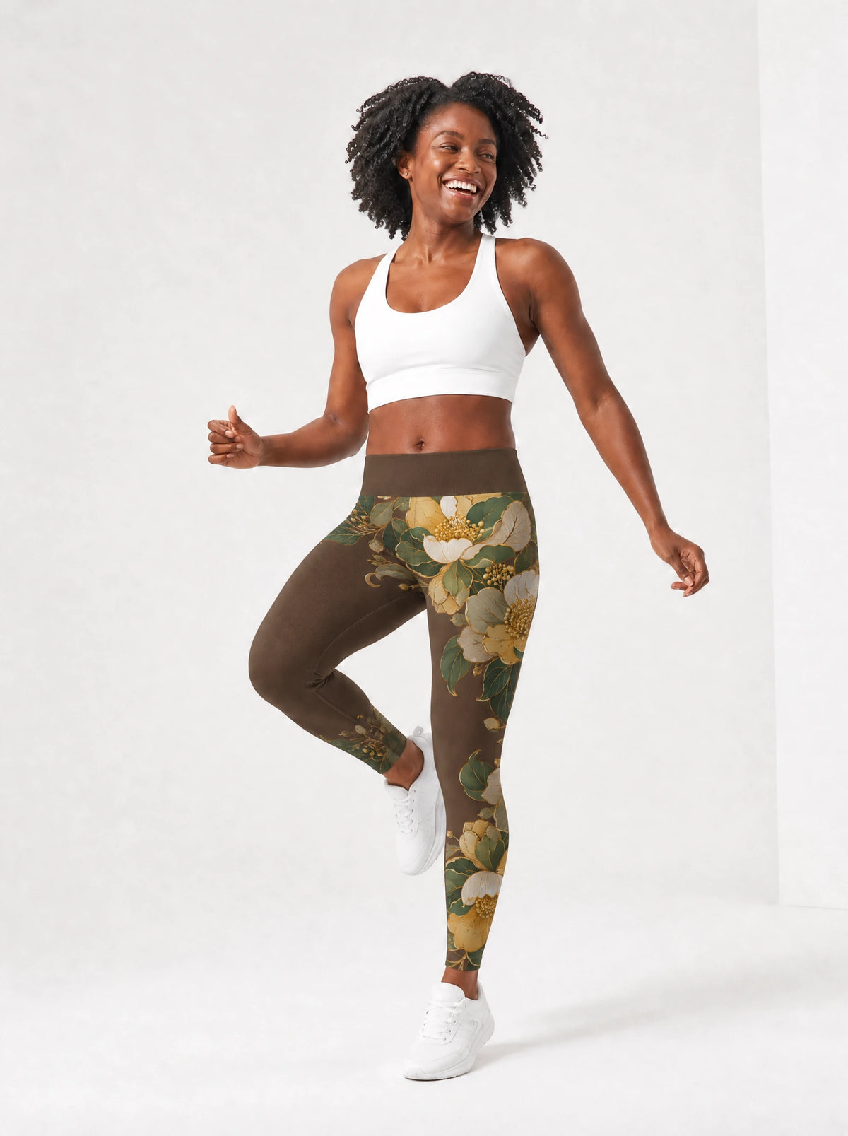 "Kakao" Leggings — full length on model