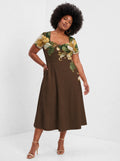 "Kakao" Sweetheart Midi Dress Promo