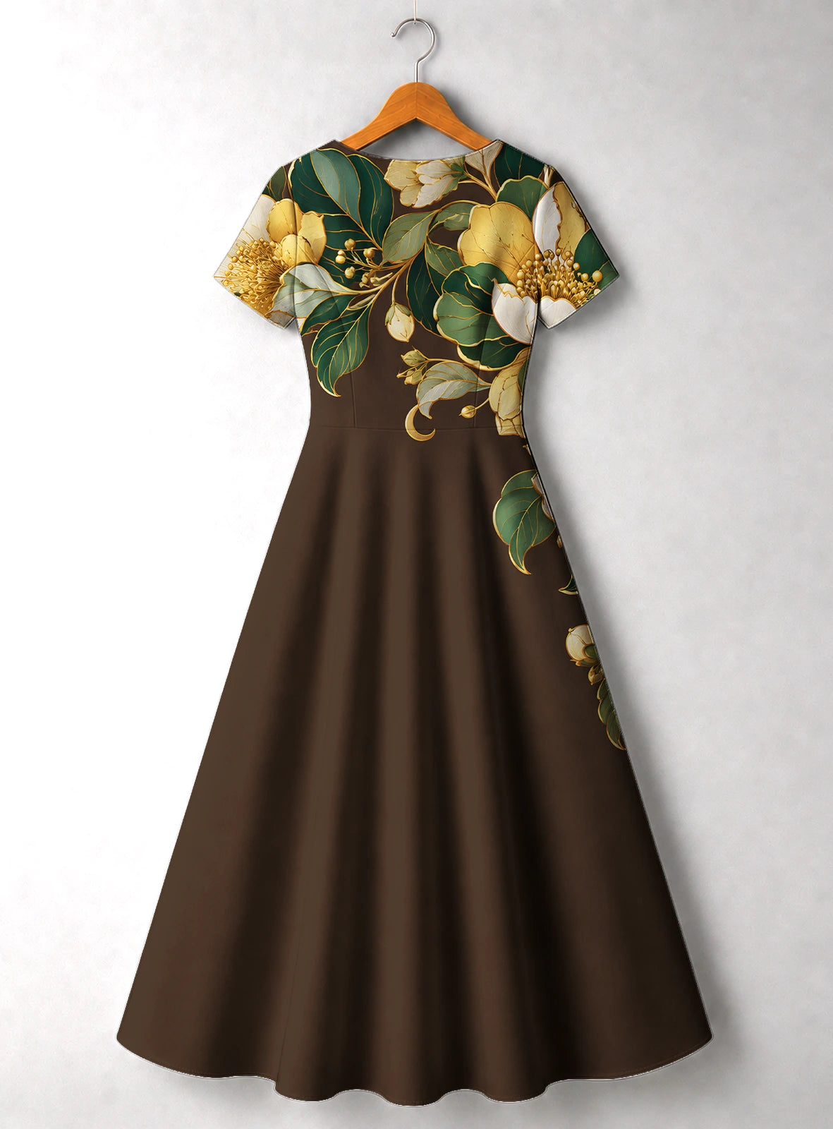"Kakao" V Neck Midi Dress Promo