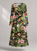 "Kasuku" Viscose Midi Dress