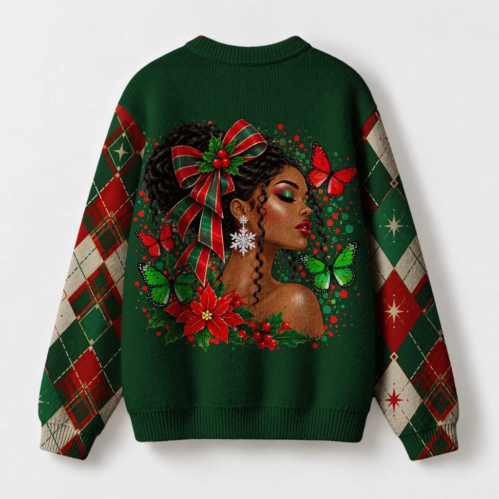 "Kengele" Christmas Sweatshirt — back view