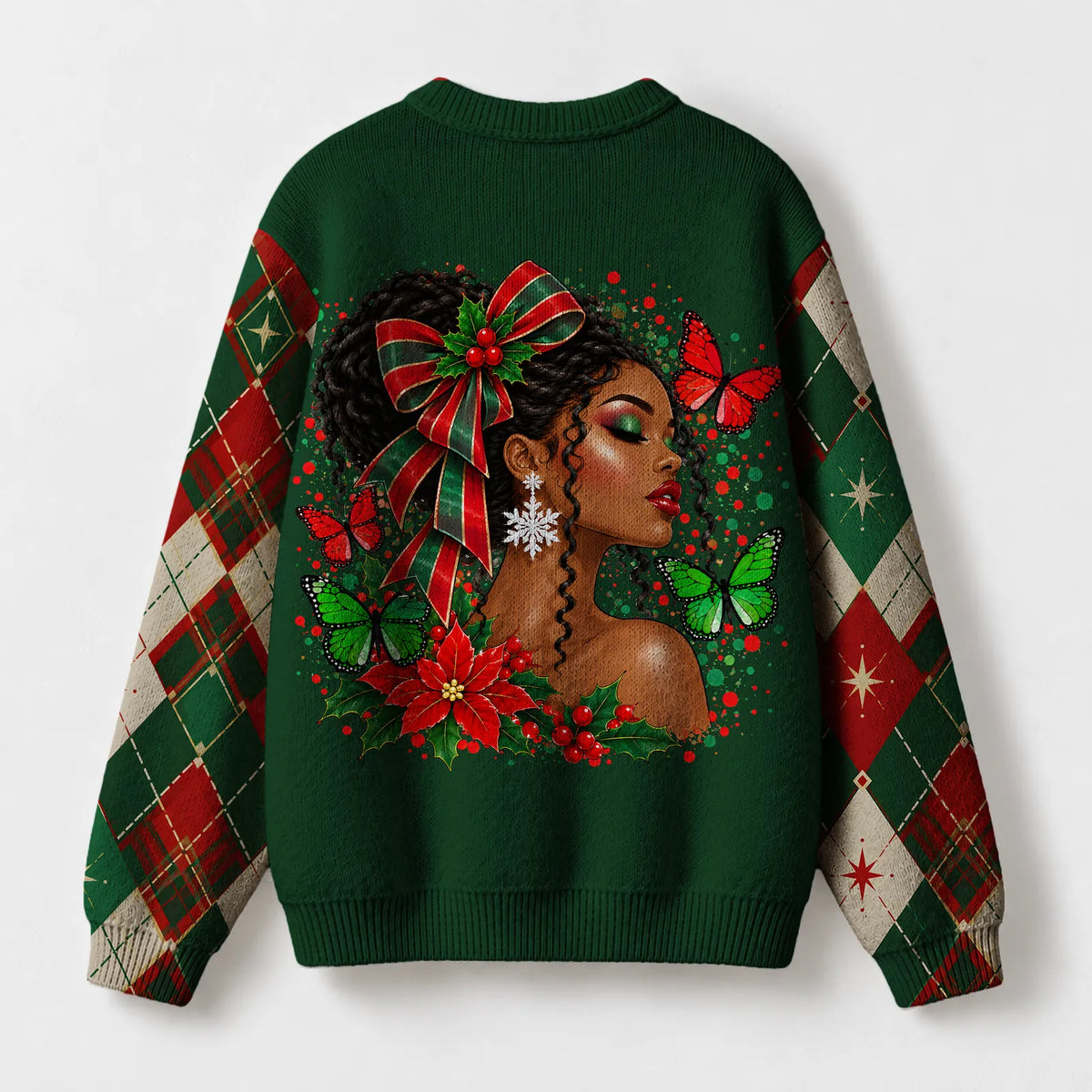 "Kengele" Christmas Sweatshirt — back view