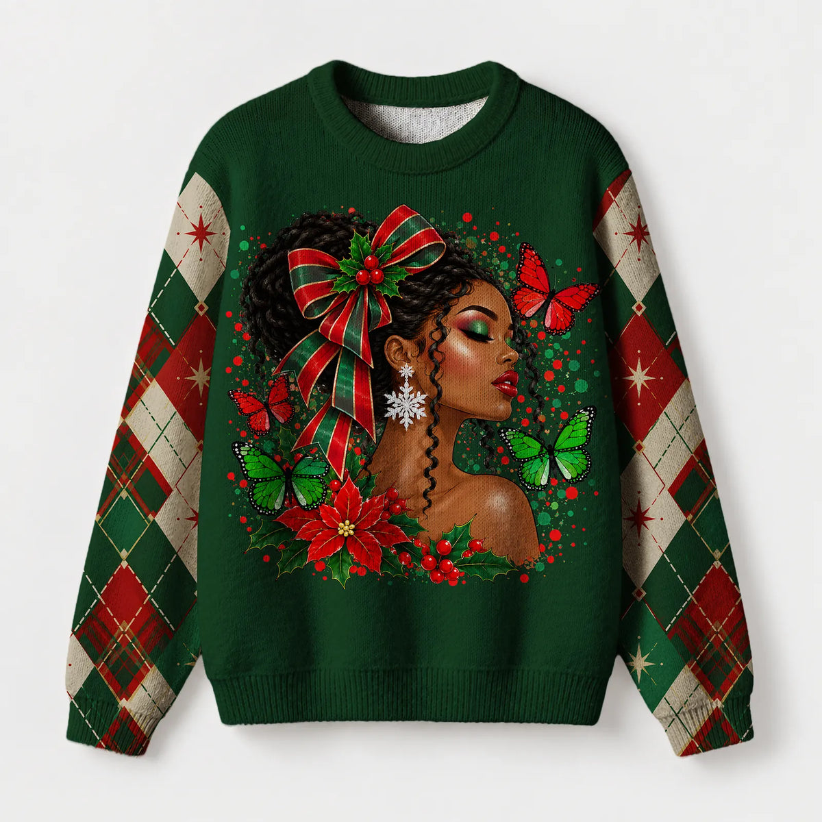 "Kengele" Christmas Sweatshirt — front view