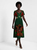 "Kengele" Christmas Sweetheart Midi Dress Promo