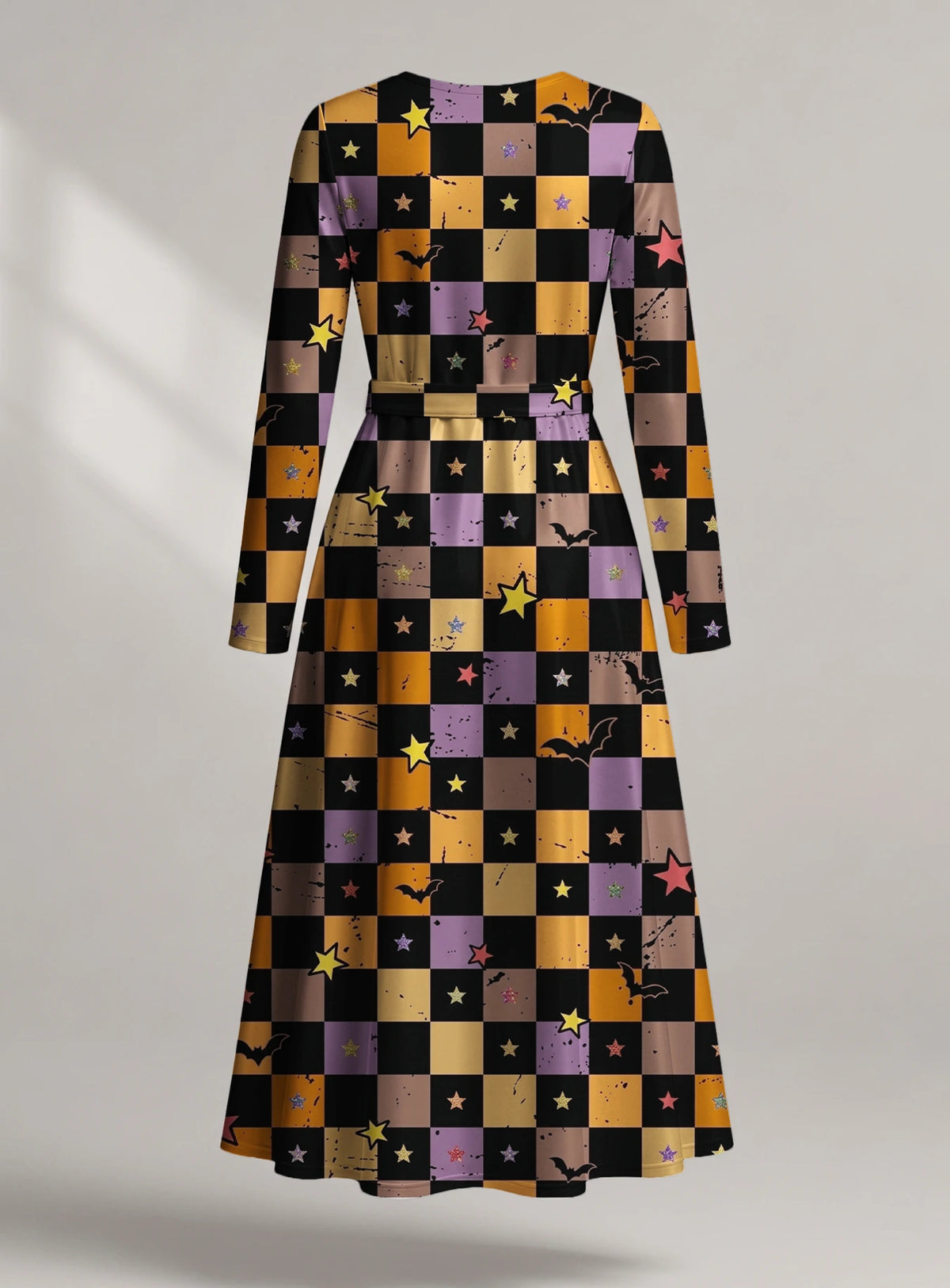 "Kimondo" Halloween Long Sleeve Midaxi Dress