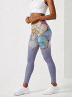 "Kioo" Leggings — side view on model, walking