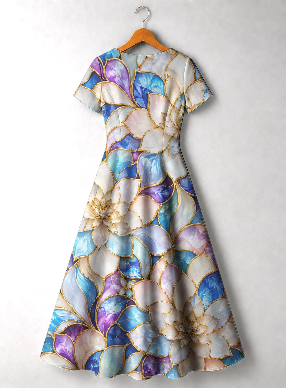 "Kioo" V Neck Midi Dress Promo