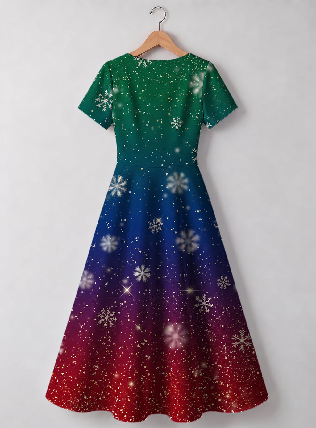 "Kipaji" Sweetheart Midi Dress — back flat